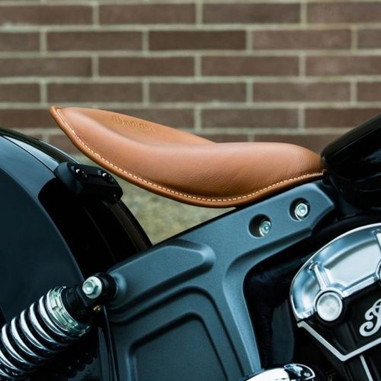 Indian Scout 1920 Solo Saddle Bobber Seat Tan